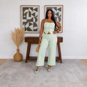Mint To Be Pant Set
