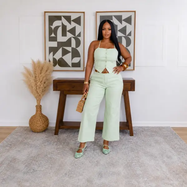 Mint To Be Pant Set