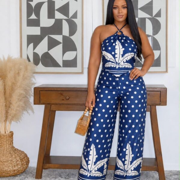 Blue Lagoon Pants Set