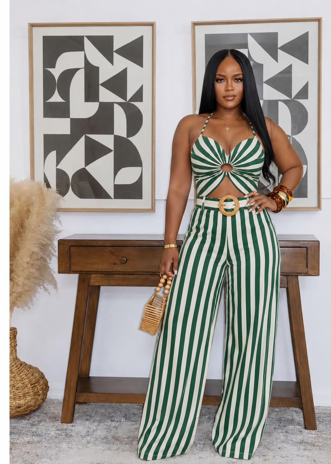 Green With Envy Pants Set Green With Envy Pants Set